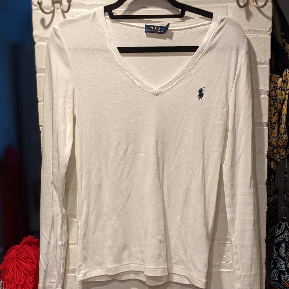 Ralph Lauren long sleeve jersey cotton shirt